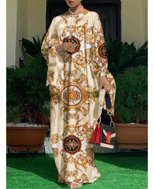 Women Pleats Floral Elegant Special Printing Patte... Women Pleats Floral Elegant Special Printing Patte...