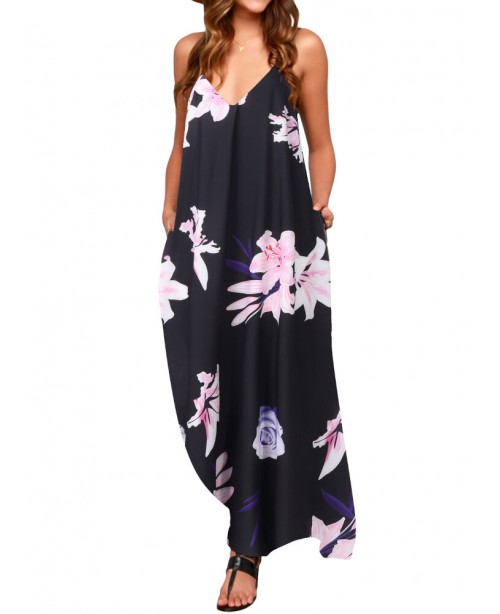 V-Neck Sleeveless Loose Leisure Causal Summer Holi...